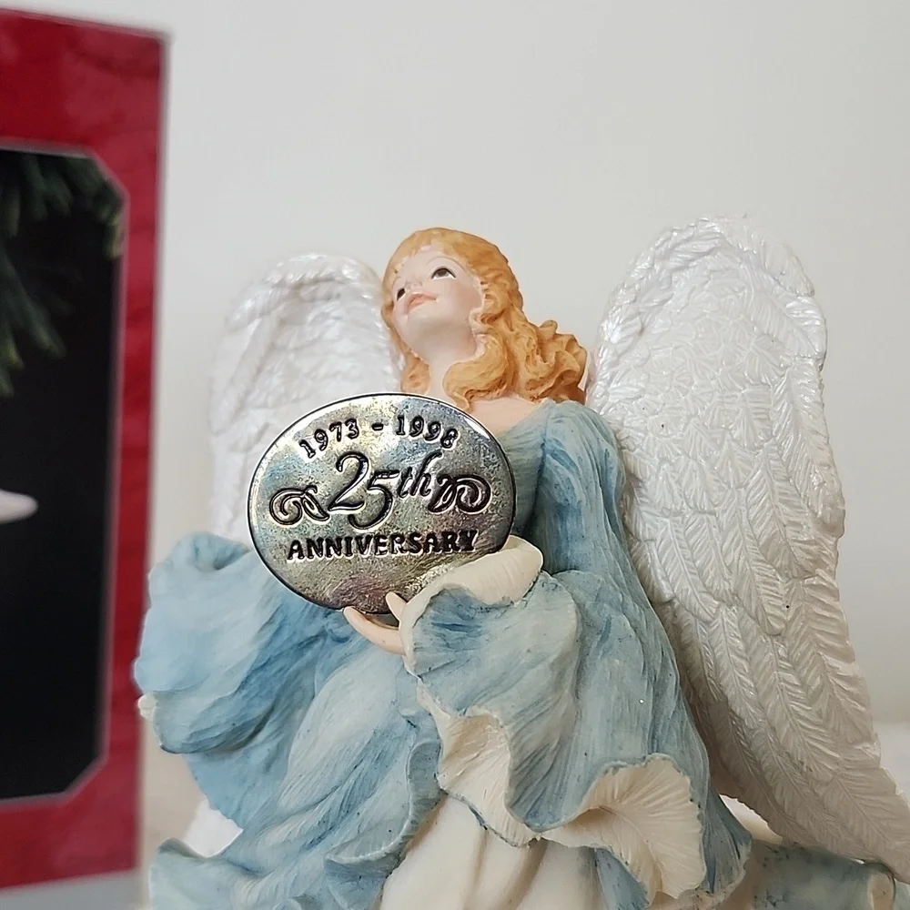 Hallmark keepsake big angel with wings ornament 'joyful messenger' anniversary